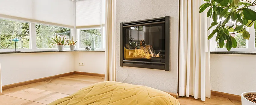 Residential Fireplace Ceramic Glass Installation in Covington, WA
