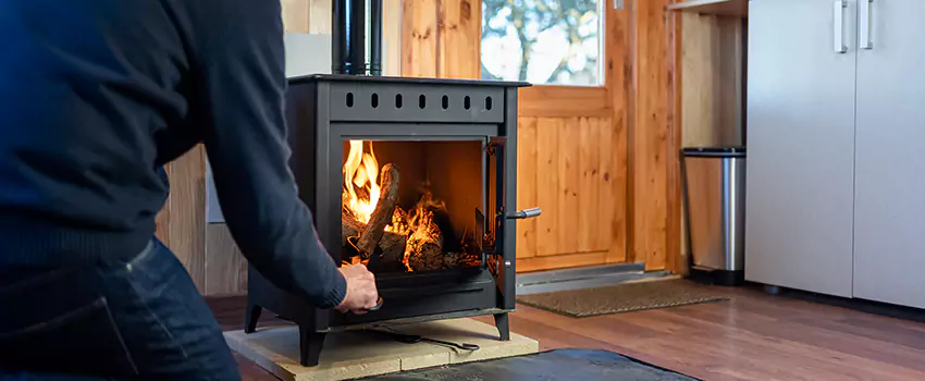 Open Hearth Wood Fireplace Installation in Covington, WA