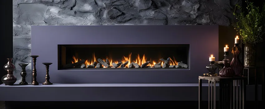 Ember Bed for Ventless Gas Fireplace in Covington, WA